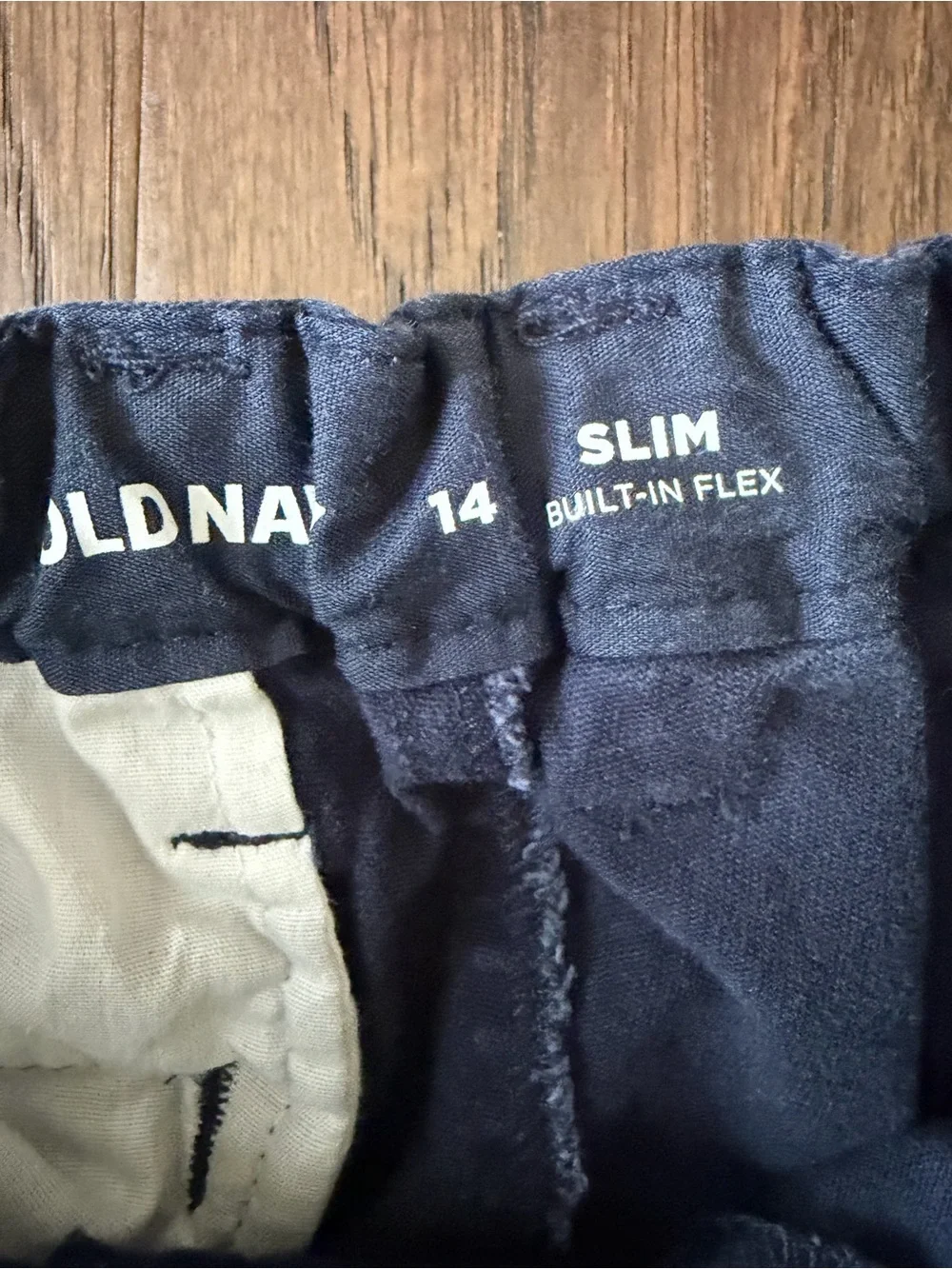 Old Navy Navy Boys Straight-Leg Chino Pants